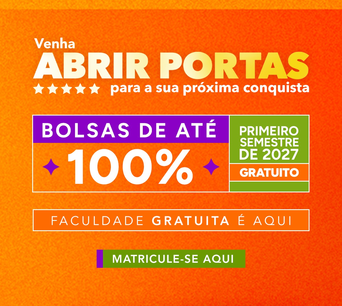 CAMPANHA ABRIR PORTAS